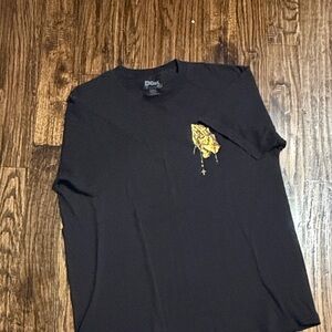 DGK Black Tee with Gold Graphic
